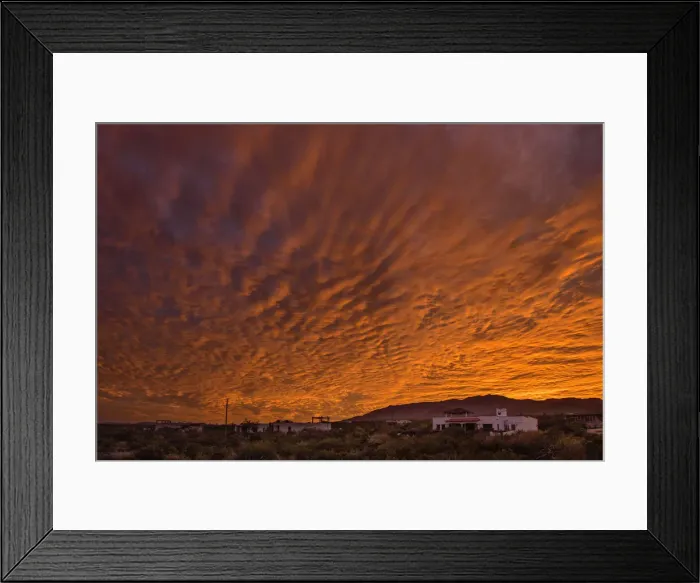 Framed Print : Mexico, Baja California Sur, El Sargento, sunset