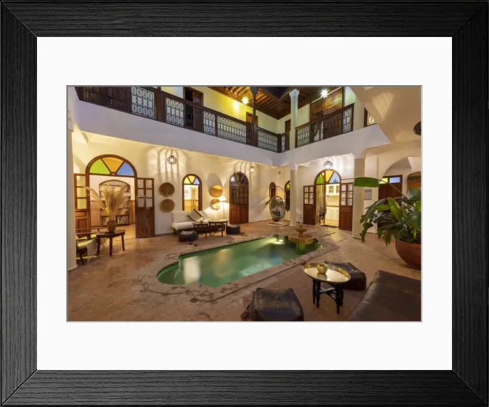 Framed Print : Riad Adika & Spa, Marrakech-Safi (Marrakesh-Tensift-El Haouz) region, Marrakesh, Morocco Framed Print : Riad Adika & Spa, Marrakech-Safi (Marrakesh-Tensift-El Haouz) region, Marrakesh, Morocco