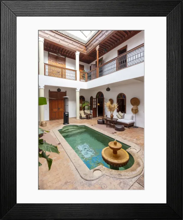 Framed Print : Riad Adika & Spa, Marrakech-Safi (Marrakesh-Tensift-El Haouz) region, Marrakesh, Morocco Framed Print : Riad Adika & Spa, Marrakech-Safi (Marrakesh-Tensift-El Haouz) region, Marrakesh, Morocco