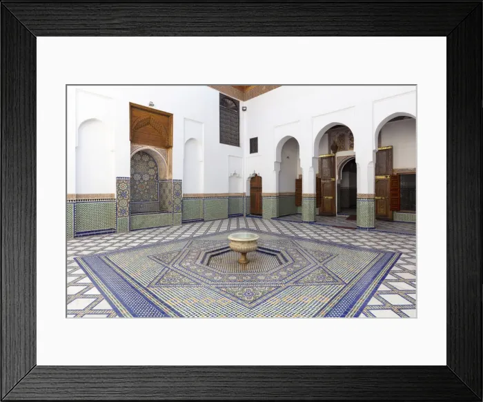 Framed Print : Dar Si Said museum inner courtyard, Marrakech-Safi (Marrakesh-Tensift-El Haouz) region, Marrakesh, Morocco Framed Print : Dar Si Said museum inner courtyard, Marrakech-Safi (Marrakesh-Tensift-El Haouz) region, Marrakesh, Morocco