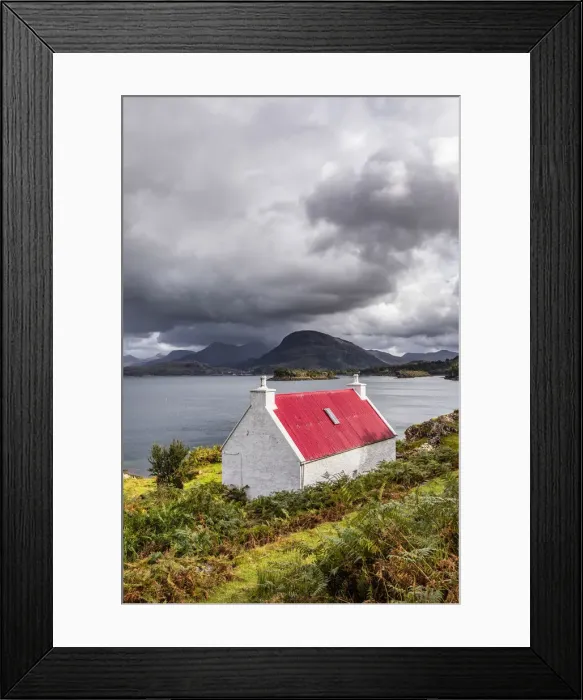 Framed Print : Shieldaig, Highlands, Scotland, United Kingdom