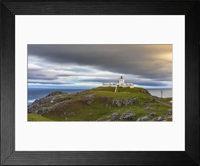 Framed Print : Strathy Point Lighthouse, Strathy Point, Sutherland, Scotland, United Kingdom Framed Print : Strathy Point Lighthouse, Strathy Point, Sutherland, Scotland, United Kingdom