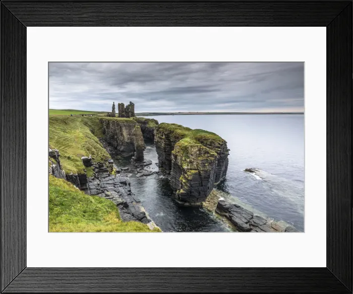 Framed Print : Castle Sinclair Girnigoe, Wick, Caithness, Scotland, United Kingdom Framed Print : Castle Sinclair Girnigoe, Wick, Caithness, Scotland, United Kingdom