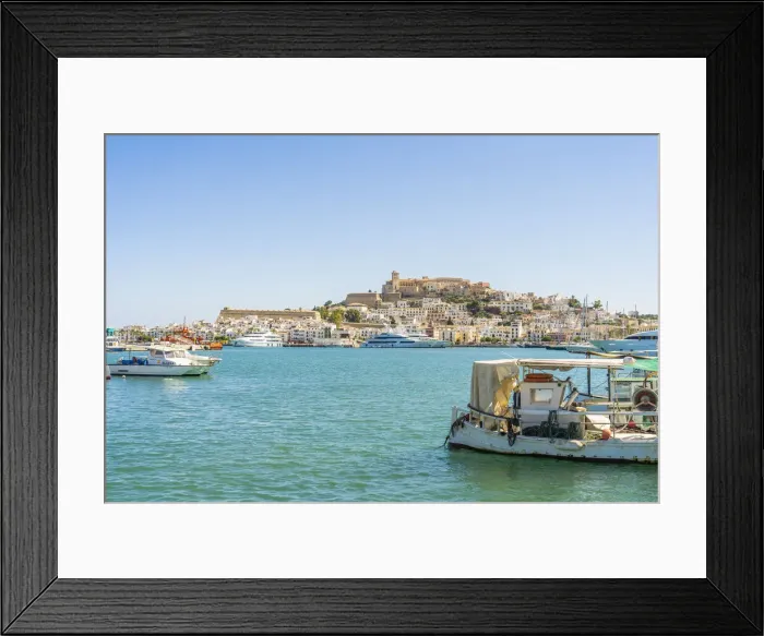 Framed Print : Ibiza old town featuring the castle of Ibiza, Ibiza Town, Ibiza, Balearic Islands, Spain Framed Print : Ibiza old town featuring the castle of Ibiza, Ibiza Town, Ibiza, Balearic Islands, Spain