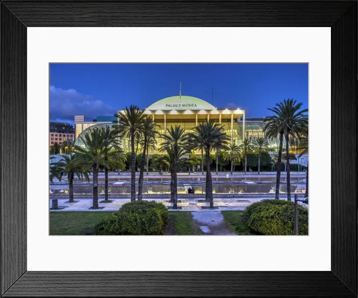 Framed Print : Palau de la Musica concert hall, Valencia, Valencian Community, Spain Framed Print : Palau de la Musica concert hall, Valencia, Valencian Community, Spain