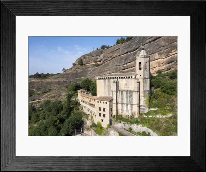 Framed Print : Spain, Aragon, Huesca, Graus, Virge de la Pena's church