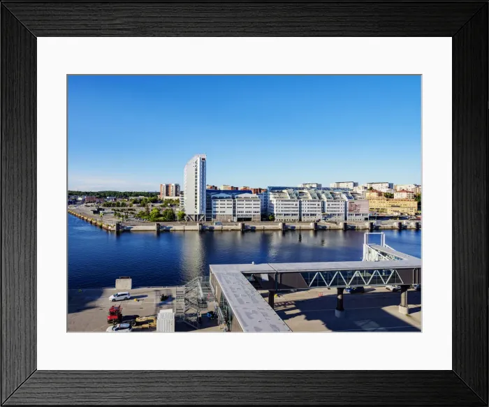 Framed Print : Vartahamnen Cruise Terminal, Stockholm, Stockholm County, Sweden Framed Print : Vartahamnen Cruise Terminal, Stockholm, Stockholm County, Sweden
