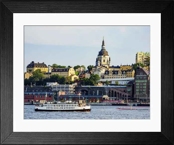 Framed Print : View towards the Katarina-Sofia Neighbourhood, Sodermalm, Stockholm, Stockholm County, Sweden Framed Print : View towards the Katarina-Sofia Neighbourhood, Sodermalm, Stockholm, Stockholm County, Sweden