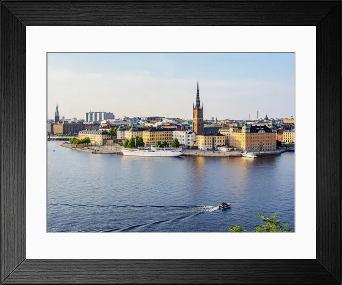 Framed Print : Riddarholmen Island and Gamla Stan, elevated view, Stockholm, Stockholm County, Sweden Framed Print : Riddarholmen Island and Gamla Stan, elevated view, Stockholm, Stockholm County, Sweden