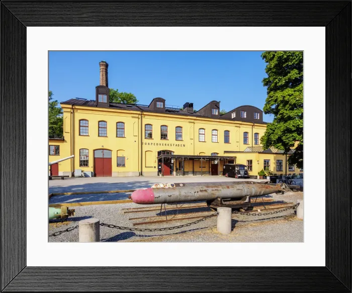 Framed Print : Torpedverkstaden, Skeppsholmen, Stockholm, Stockholm County, Sweden Framed Print : Torpedverkstaden, Skeppsholmen, Stockholm, Stockholm County, Sweden