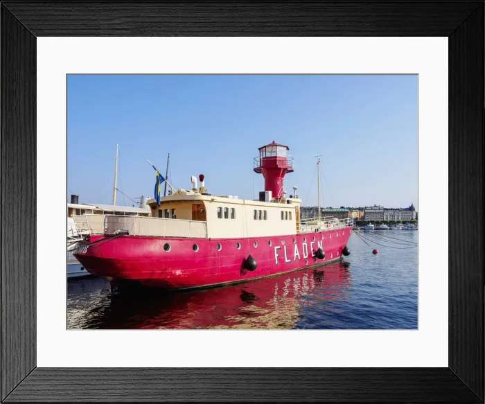 Framed Print : Fladen Boat, Skeppsholmen, Stockholm, Stockholm County, Sweden Framed Print : Fladen Boat, Skeppsholmen, Stockholm, Stockholm County, Sweden