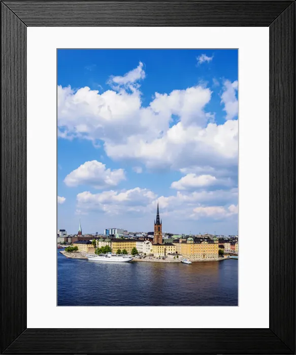 Framed Print : Riddarholmen Island and Gamla Stan, elevated view, Stockholm, Stockholm County, Sweden Framed Print : Riddarholmen Island and Gamla Stan, elevated view, Stockholm, Stockholm County, Sweden