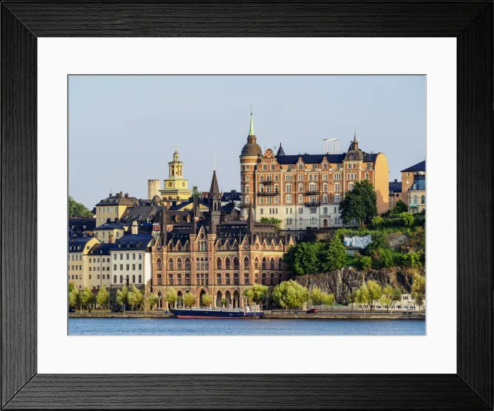 Framed Print : Sodermalm Skyline, Stockholm, Stockholm County, Sweden Framed Print : Sodermalm Skyline, Stockholm, Stockholm County, Sweden