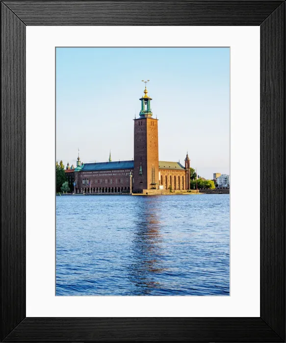 Framed Print : City Hall at sunrise, Stockholm, Stockholm County, Sweden Framed Print : City Hall at sunrise, Stockholm, Stockholm County, Sweden