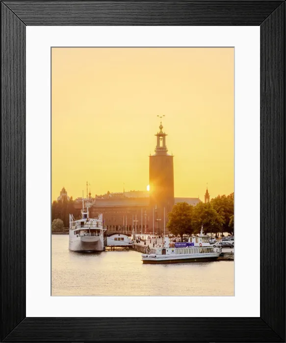 Framed Print : City Hall at sunset, Stockholm, Stockholm County, Sweden Framed Print : City Hall at sunset, Stockholm, Stockholm County, Sweden
