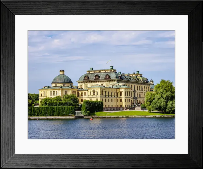 Framed Print : View over the Lake Malar towards the Drottningholm Palace, Stockholm, Stockholm County, Sweden Framed Print : View over the Lake Malar towards the Drottningholm Palace, Stockholm, Stockholm County, Sweden