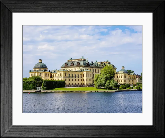 Framed Print : View over the Lake Malar towards the Drottningholm Palace, Stockholm, Stockholm County, Sweden Framed Print : View over the Lake Malar towards the Drottningholm Palace, Stockholm, Stockholm County, Sweden