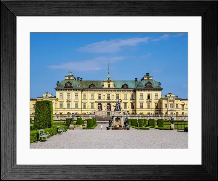 Framed Print : Drottningholm Palace, Stockholm, Stockholm County, Sweden Framed Print : Drottningholm Palace, Stockholm, Stockholm County, Sweden