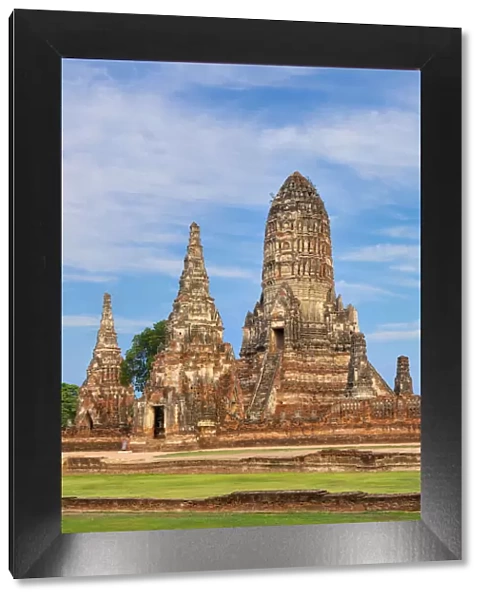 Thailand, Phra Nakhon Si Ayutthaya, Ayutthaya, Wat Chai Watthanaram. UNESCO World Heritage site