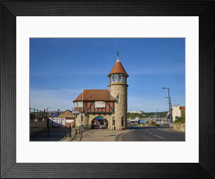Framed Print : UK, England, Yorkshire, Scarborough, Gatehouse at South Bay Framed Print : UK, England, Yorkshire, Scarborough, Gatehouse at South Bay