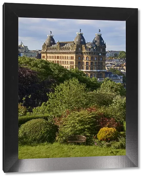 UK, England, Yorkshire, Scarborough, View of The Grand Hotel