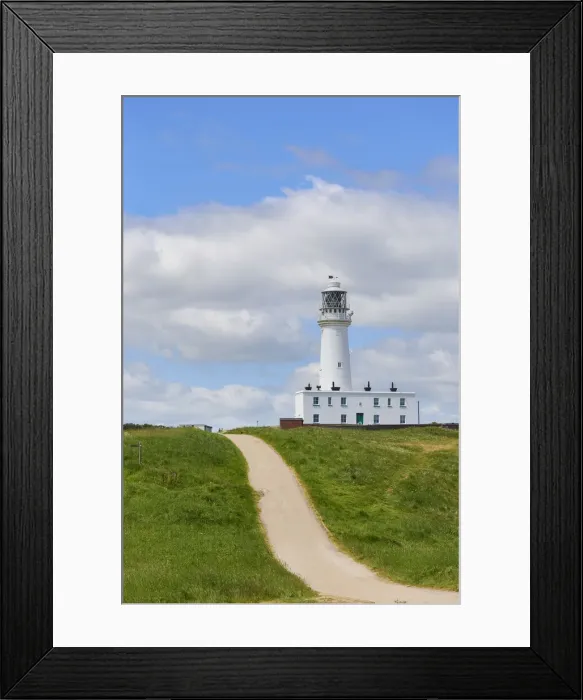 Framed Print : UK, England, Yorkshire, Flamborough Head, New Flamborough light house Framed Print : UK, England, Yorkshire, Flamborough Head, New Flamborough light house