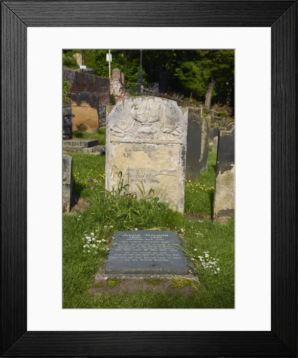 Framed Print : UK, England, Yorkshire, Scarborough, St Marys Church Graveyard, Anne Bronte grave Framed Print : UK, England, Yorkshire, Scarborough, St Marys Church Graveyard, Anne Bronte grave