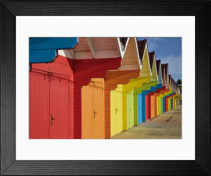Framed Print : UK, England, Yorkshire, Scarborough, Beach Huts on North Bay beach Framed Print : UK, England, Yorkshire, Scarborough, Beach Huts on North Bay beach