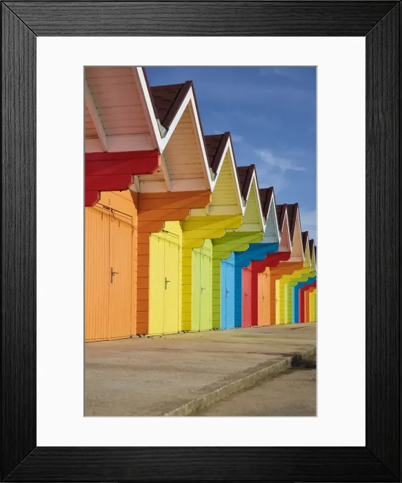 Framed Print : UK, England, Yorkshire, Scarborough, Beach Huts on North Bay beach Framed Print : UK, England, Yorkshire, Scarborough, Beach Huts on North Bay beach