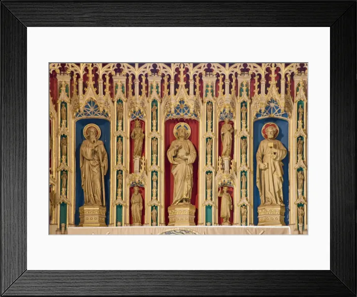 Framed Print : UK, England, Gloucestershire, Gloucester, Gloucester Cathedral