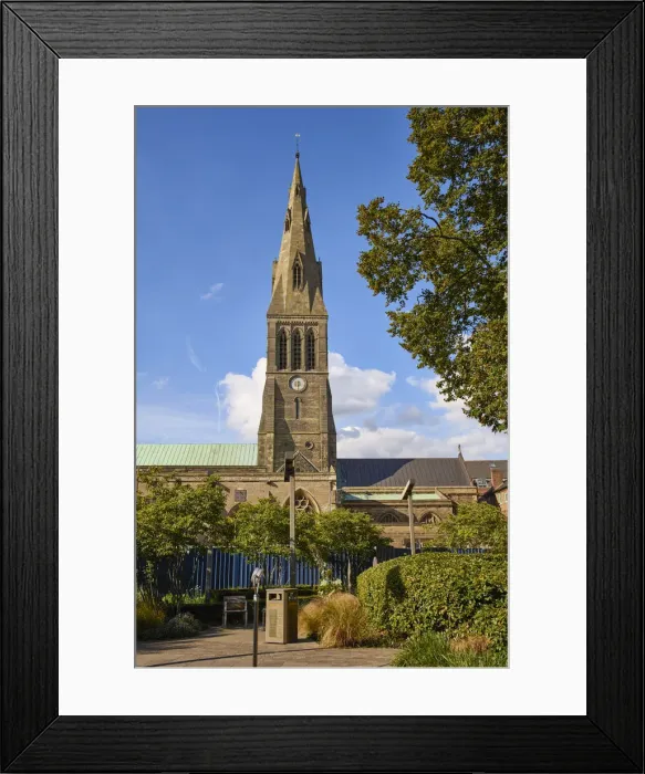 Framed Print : UK, England, East Midlands, Leicester, Leicester cathedral Framed Print : UK, England, East Midlands, Leicester, Leicester cathedral