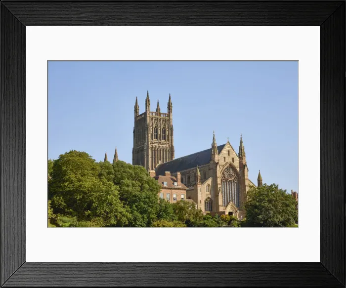Framed Print : UK, England, West Midlands, Worcestershire, Worcester, Worcester Cathedral Framed Print : UK, England, West Midlands, Worcestershire, Worcester, Worcester Cathedral