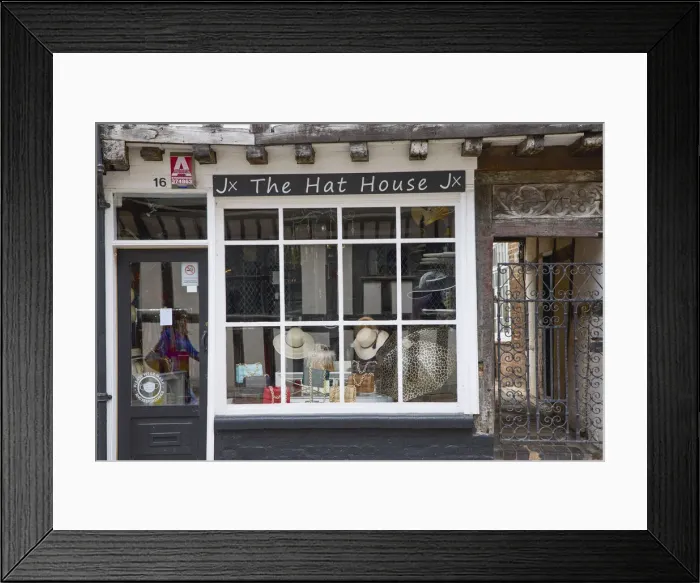 Framed Print : UK, England, West Midlands, Worcestershire, Worcester, Half-timbered buildings in Friar St Framed Print : UK, England, West Midlands, Worcestershire, Worcester, Half-timbered buildings in Friar St