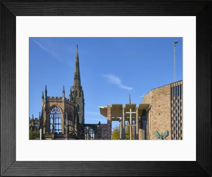 Framed Print : UK, England, West Midlands, Coventry, Coventry Cathedral Framed Print : UK, England, West Midlands, Coventry, Coventry Cathedral