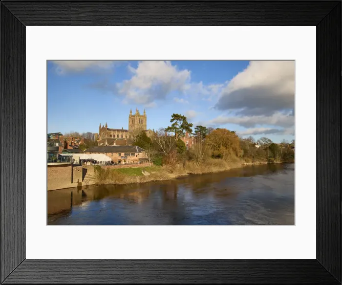 Framed Print : UK, England, Herefordshire, Hereford, View of Hereford Cathedral Framed Print : UK, England, Herefordshire, Hereford, View of Hereford Cathedral