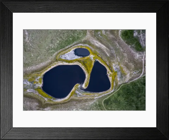 Framed Print : Aerial of safari vehicle in wildflowers at Mutata Pools, Liuwa Plain National Park, Zambia Framed Print : Aerial of safari vehicle in wildflowers at Mutata Pools, Liuwa Plain National Park, Zambia