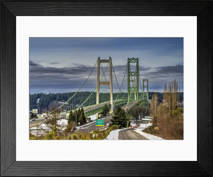 Framed Print : Tacoma Narrows Bridge, Tacoma, Washington, USA Framed Print : Tacoma Narrows Bridge, Tacoma, Washington, USA
