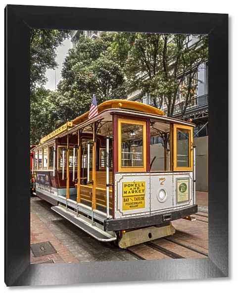 Powell and Market line cable car, San Francisco, California, USA
