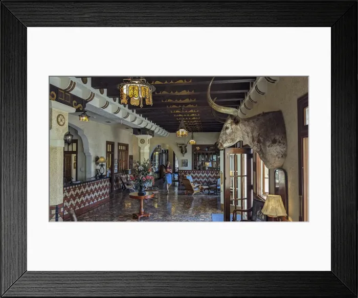 Framed Print : USA, Texas, West Texas, Marfa, Hotel Paisano lobby Framed Print : USA, Texas, West Texas, Marfa, Hotel Paisano lobby
