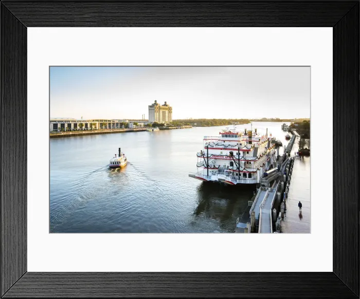 Framed Print : Georgia, Savannah, Riverboat, Riverfront, Ferry, Savannah River Framed Print : Georgia, Savannah, Riverboat, Riverfront, Ferry, Savannah River