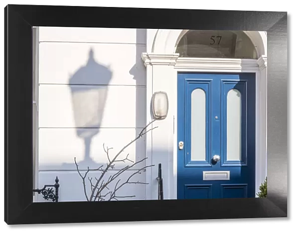 Blue Door, Chelsea, London, England, UK