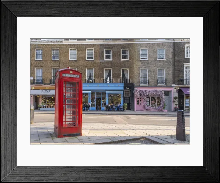 Framed Print : Connaught Street, Paddington, London, England, UK Framed Print : Connaught Street, Paddington, London, England, UK