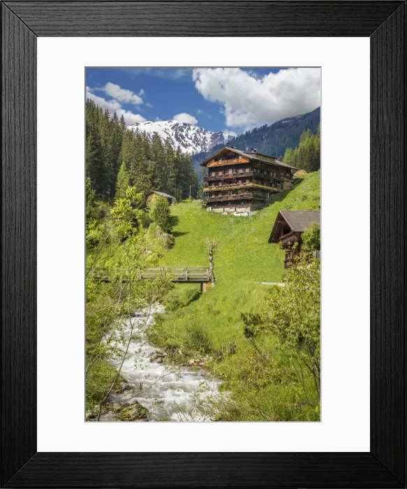Framed Print : Old mountain farm in the rear Villgratental, Osttirol, Tirol, Austria Framed Print : Old mountain farm in the rear Villgratental, Osttirol, Tirol, Austria