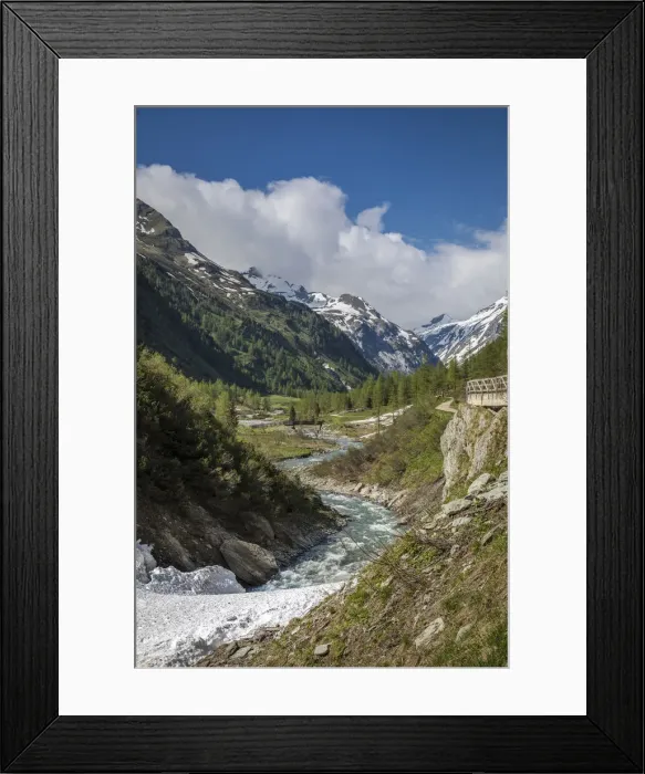 Framed Print : Exit of the Daberklamm with Kalserbach in Dorfer Tal, Kals am Groszglockner, East Tyrol, Tyrol, Austria Framed Print : Exit of the Daberklamm with Kalserbach in Dorfer Tal, Kals am Groszglockner, East Tyrol, Tyrol, Austria