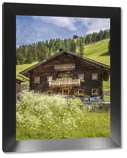 Historical mountain farm in Innervillgraten in Villgratental, East Tyrol, Tyrol, Austria