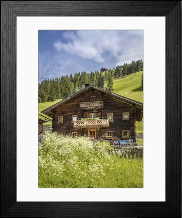 Framed Print : Historical mountain farm in Innervillgraten in Villgratental, East Tyrol, Tyrol, Austria Framed Print : Historical mountain farm in Innervillgraten in Villgratental, East Tyrol, Tyrol, Austria