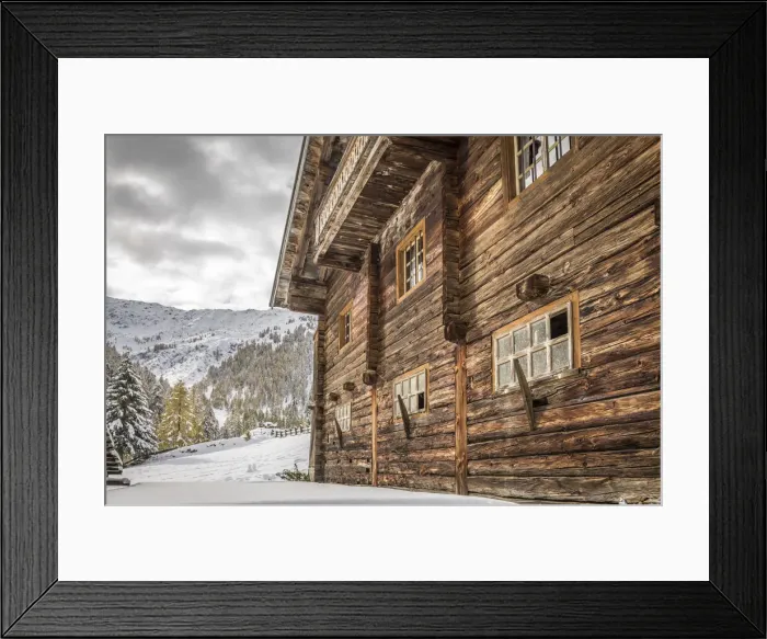 Framed Print : Hut on the Alfenalm in the rear Villgratental, East Tyrol, Tyrol, Austria Framed Print : Hut on the Alfenalm in the rear Villgratental, East Tyrol, Tyrol, Austria