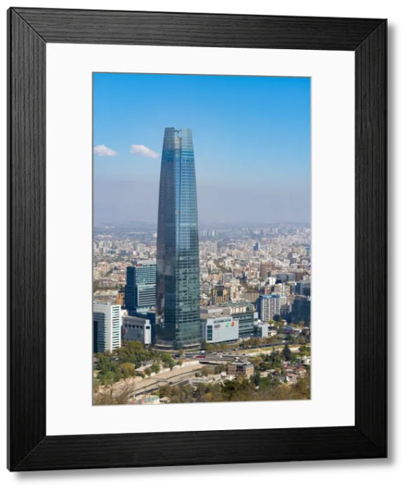 Framed Print : Gran Torre Santiago, Santiago Province, Santiago Metropolitan Region, Chile Framed Print : Gran Torre Santiago, Santiago Province, Santiago Metropolitan Region, Chile