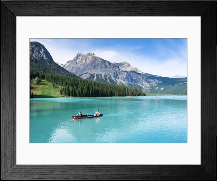Framed Print : Emerald Lake, Yoho National Park, British Columbia, Canada