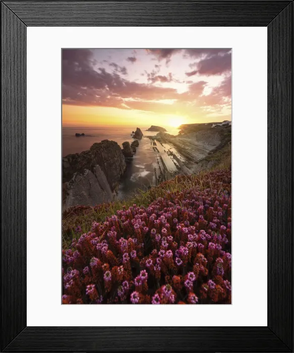 Framed Print : Sunrise at Playa de la Arnia, Boo de Pielagos, Cantabria, Spain Framed Print : Sunrise at Playa de la Arnia, Boo de Pielagos, Cantabria, Spain